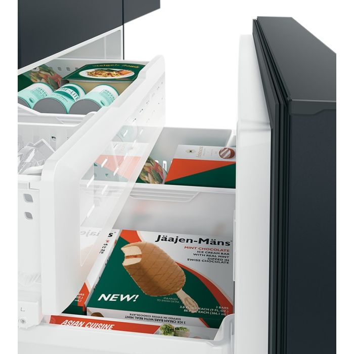 Refrigerator GE Café CWE23SP3MD1 Black  Capacity 23.1 cubic feet French Door   width 36 inches