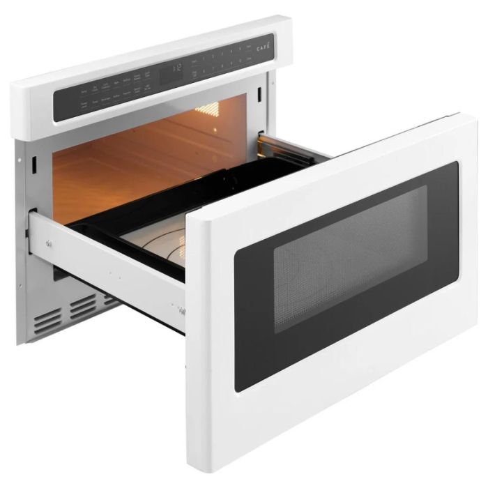 Over the range microwave 1000 W 1.2 cu. ft. GE Café CWLC12P4RW5  White Capacity 1.2 cubic feet  power 1000 watt  Built-in