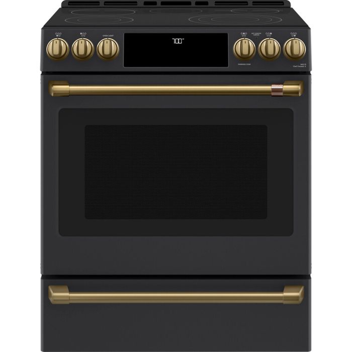 Kit de poignée de cuisinière GE Café CXFCEHKPMCG en Or présenté par Corbeil Electroménager