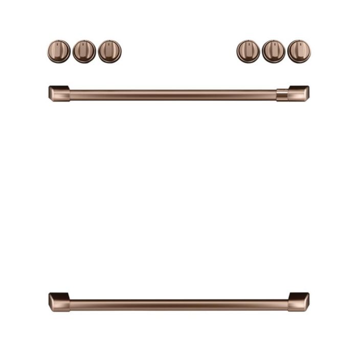 Ensemble bouton et poignée de cuisinière GE Café CXFCGHKPMCU en Cuivre présenté par Corbeil Electroménager