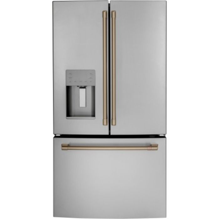 Refrigeration Handle Kit GE Café CXMB3H3PNBZ in Bronze showcased by Corbeil Appliances
