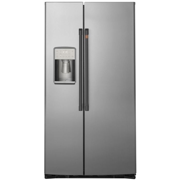 Refrigeration Handle Kit CAFÉ CXMS2H2PNFB in Black showcased by Corbeil Appliances