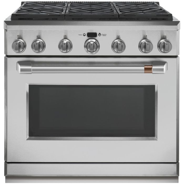 Range Toe Kick GE Café CXPR6TKPMSS en Inox présenté par Corbeil Electroménager