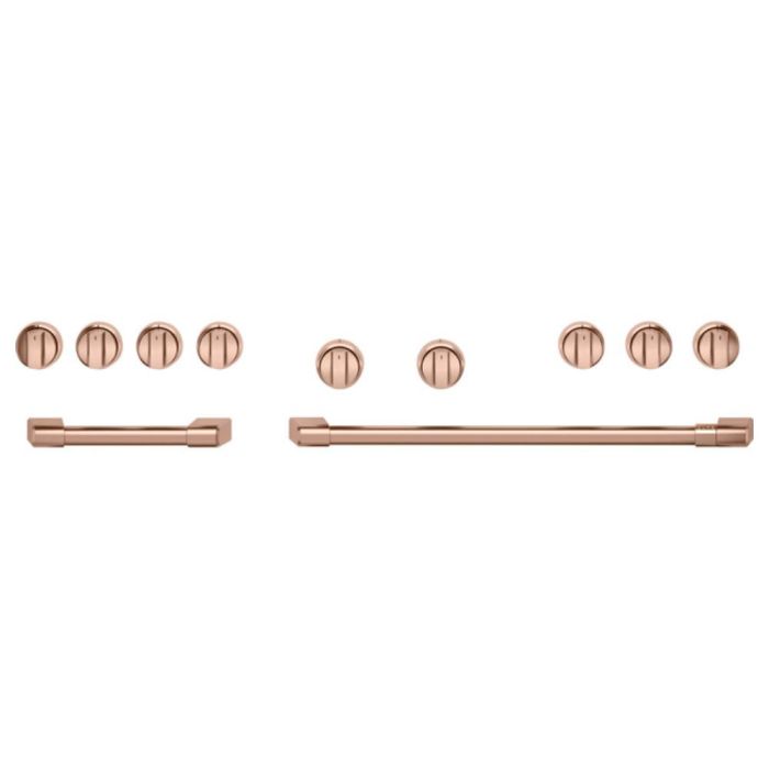 Ensemble poignée et bouton de cuisinière CAFÉ CXPR8HKPTCU en Cuivre présenté par Corbeil Electroménager