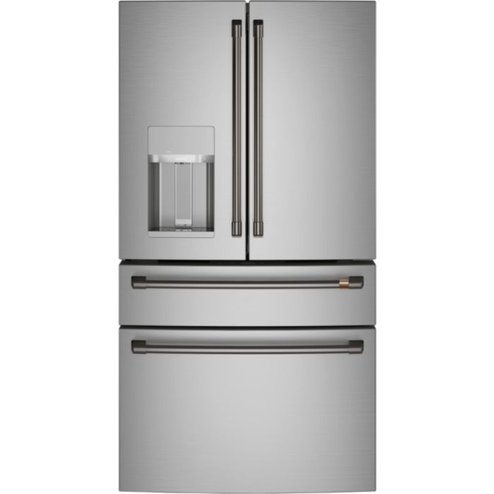 Refrigeration Handle Kit GE CAFÉ CXQB4H4PNBT in Black showcased by Corbeil Appliances