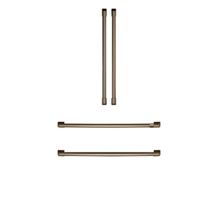 Kit de poignée de réfrigération CAFÉ CXQB4H4PNBZ en Bronze présenté par Corbeil Electroménager