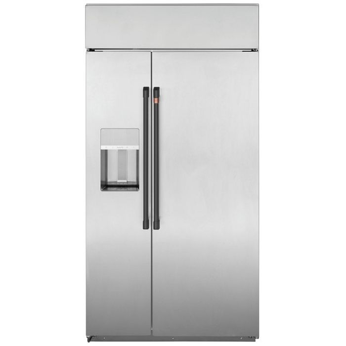 Refrigeration Handle Kit GE Café CXSS2H2PMFB in Black showcased by Corbeil Appliances