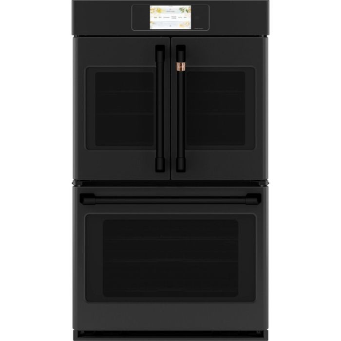 Double Oven Handle Kit GE Café CXWDFHKPMFB in Black showcased by Corbeil Appliances