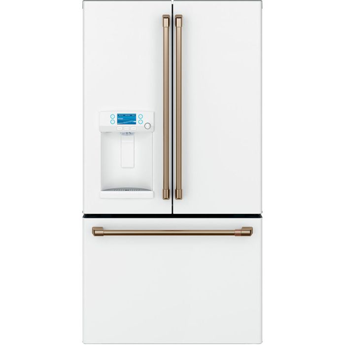 Refrigerator GE Café CYE22TP4MW2 White  Capacity 22.1 cubic feet French Door   width 36 inches