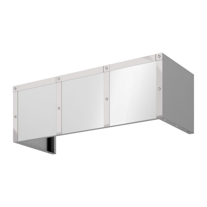 Cache-conduit de hotte aspirante Zephyr DC13612AS en Inox présenté par Corbeil Electroménager