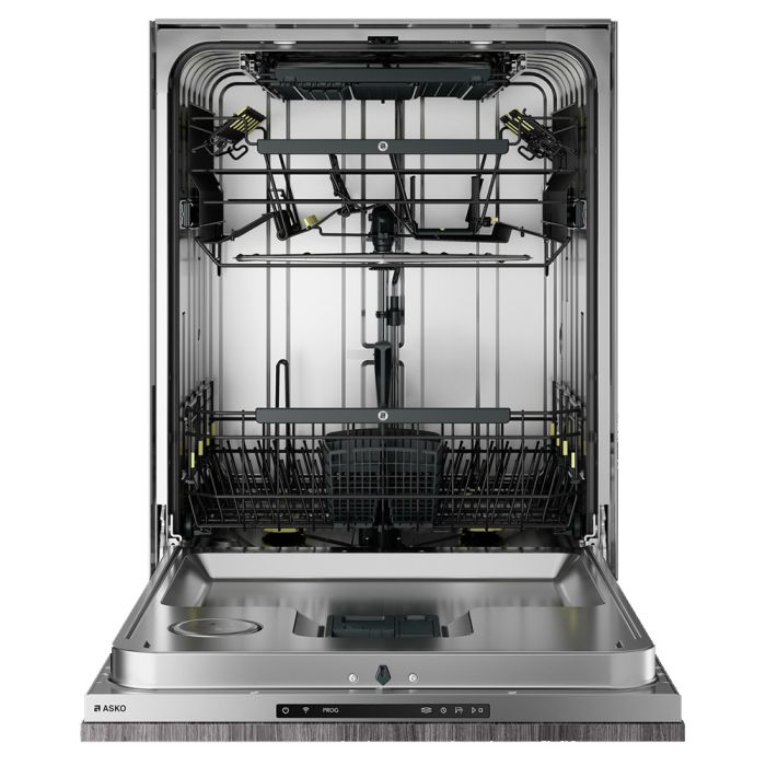 23.87 In. 40 dB Dishwasher Asko DFI565XXL width 24 inches  40 Decibels  9 cycles  Built-in