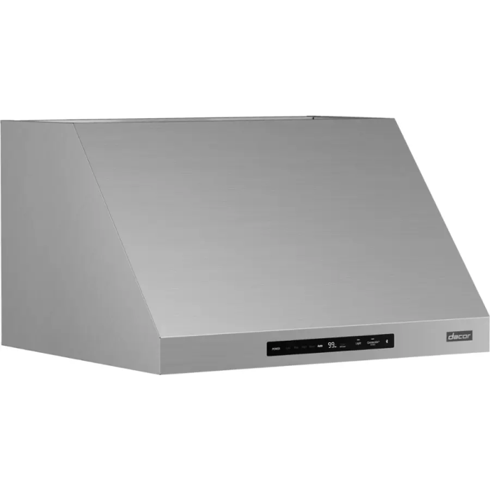30 In. Blower Hood  600 Cubic feet per minute Dacor DHD30U990CS Silver  Wall-mount  600 cubic feet per minute