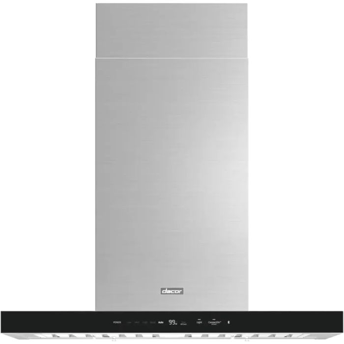 42 In. Chimney Hood  1200 Cubic feet per minute Dacor DHD42U990IS Silver  Island  1200 cubic feet per minute