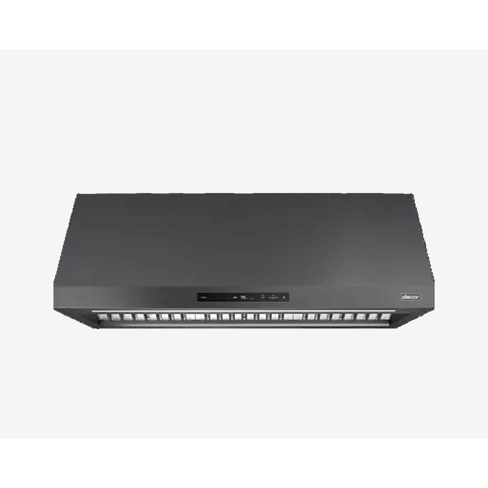 48 In. Chimney Hood  1200 Cubic feet per minute Dacor DHD48U990CM Graphite Steel  Wall-mount  1200 cubic feet per minute
