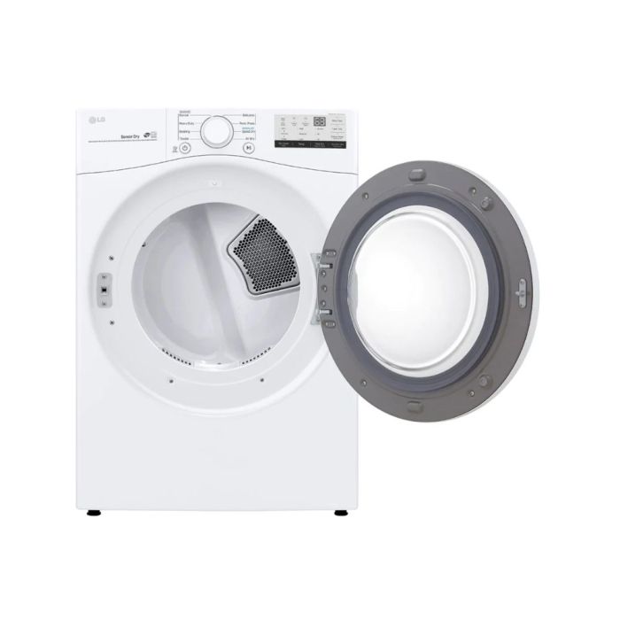 Sécheuse LG DLE3400W 7.4 pi. cu.   Capacité  7.4 pieds cubes  Cycles 8   Superposable   Système de séchage Ventilé