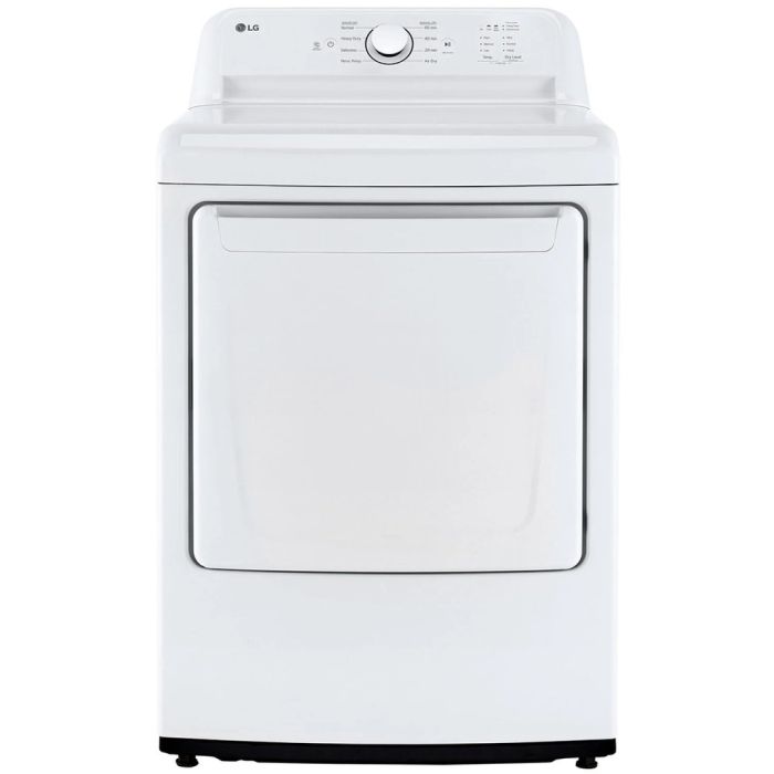 Dryer LG DLE6100W 7.3 cu. ft. in White  Capacity 7.3 cubic feet Cycles 5   Freestanding  Drying system Ventilated