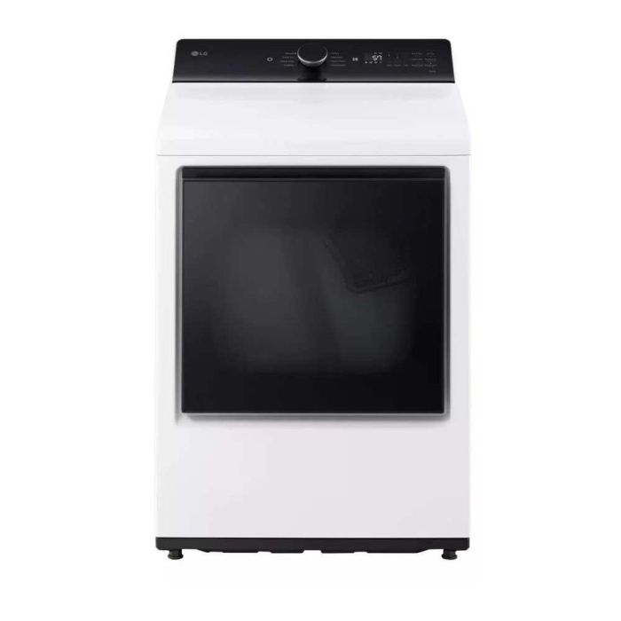 Dryer LG DLE8400WE 7.3 cu. ft. in White  Capacity 7.3 cubic feet Cycles 8   Freestanding  Drying system Ventilated