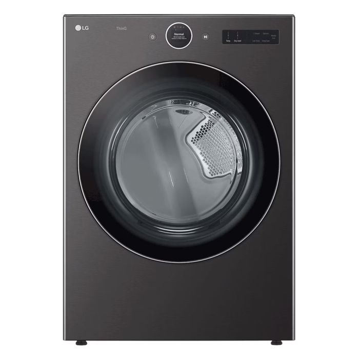 Dryer LG DLEX6700B 7.4 cu. ft. in Black Stainless   Capacity 7.4 cubic feet Cycles 23   Stackable  Drying system Ventilated/Steam