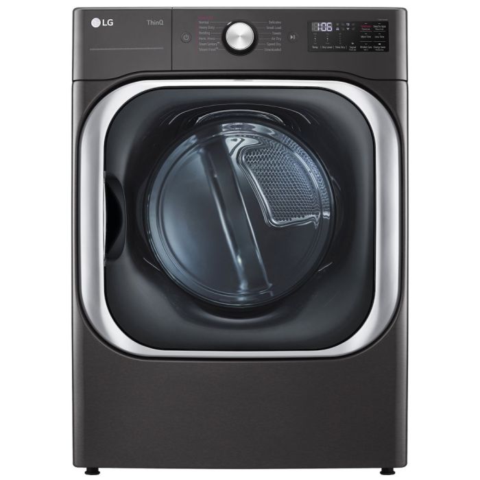 Dryer LG DLEX8900B 9 cu. ft. in Black Stainless   Capacity 9 cubic feet Cycles 12   Freestanding  Drying system Ventilated