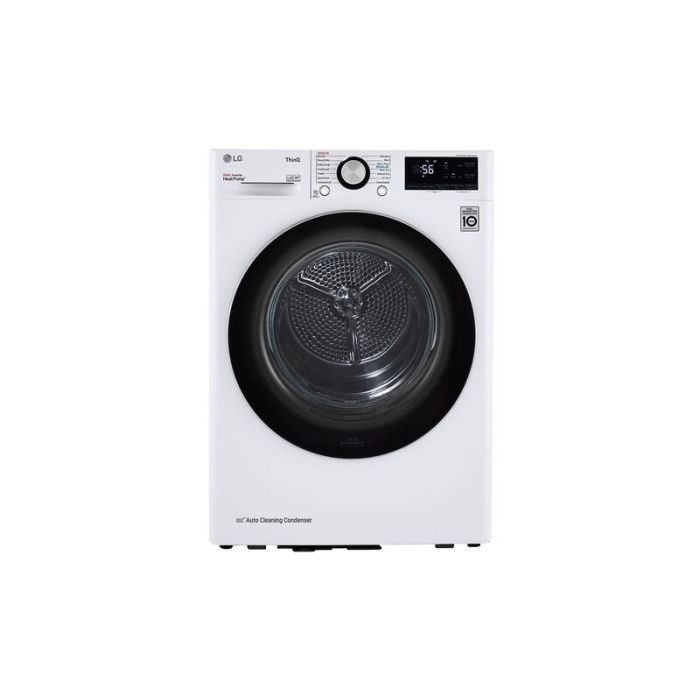 Dryer LG DLHC1455W 4.2 cu. ft. in White  Capacity 4.2 cubic feet Cycles 14   Stackable  Drying system Heat Pump