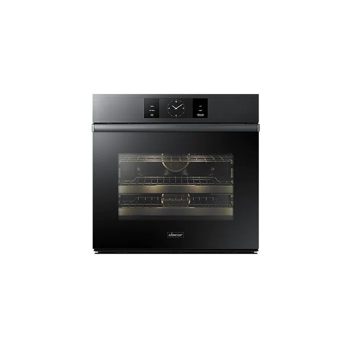 Wall oven  Dacor DOB30M977SM Black Stainless    Capacity  4.8 cubic feet   Built-in Width 30 inches