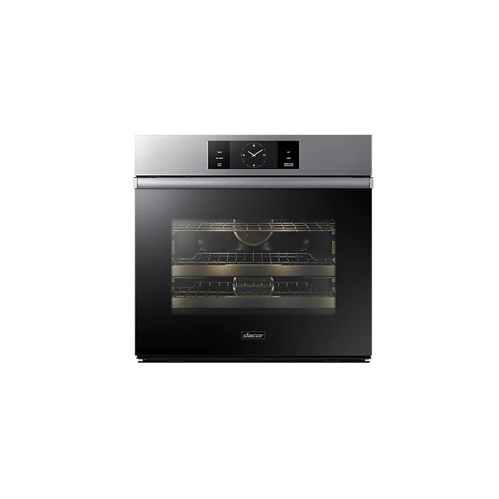 Wall oven  Dacor DOB30M977SS Stainless   Capacity  4.8 cubic feet  3000 Watts  Built-in Width 30 inches