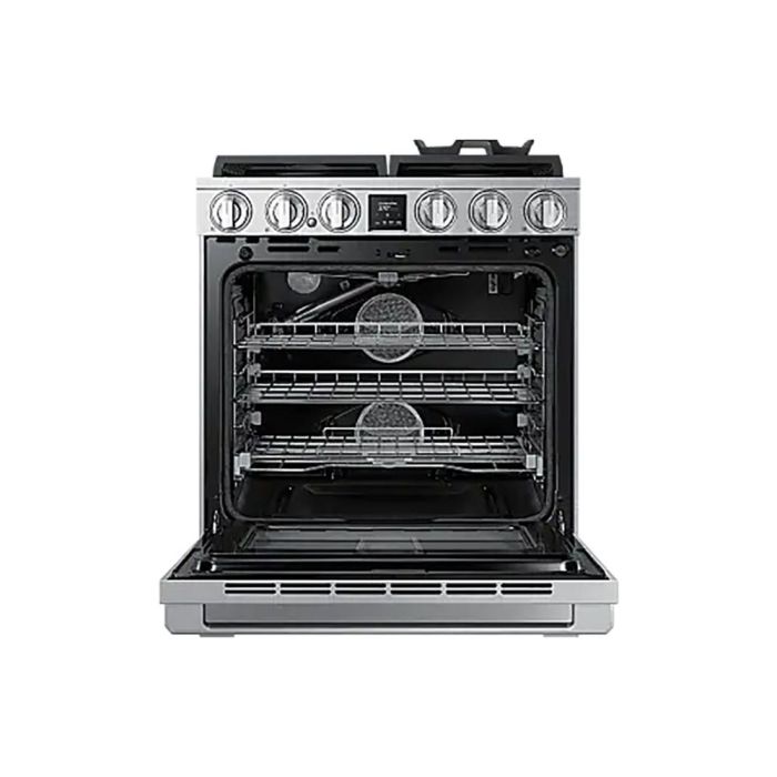 30 In. Gas Range Dacor DOP30T840GS/DA  Stainless  4 Burners     Capacity 6 cubic feet  18000 BTU Watts  Width 30 inches