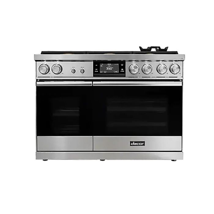 48 In. Gas Range Dacor DOP48C86DLS/DA  Stainless  6 Burners     Capacity 4.8 cubic feet  3000W Watts  Width 48 inches
