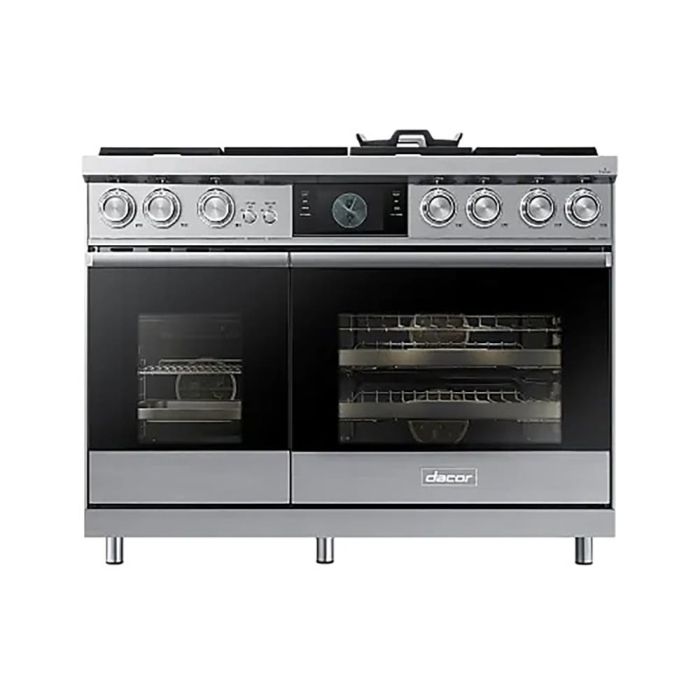 48 In. Gas Range Dacor DOP48C96DLS/DA  Stainless  6 Burners     Capacity 4.8 cubic feet  3000W Watts  Width 48 inches