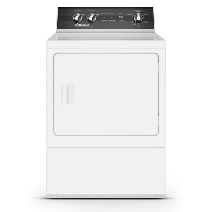 Dryer Huebsch DR5103WG 7 cu. ft. in White  Capacity 7 cubic feet Cycles 9   Freestanding  Drying system Ventilated
