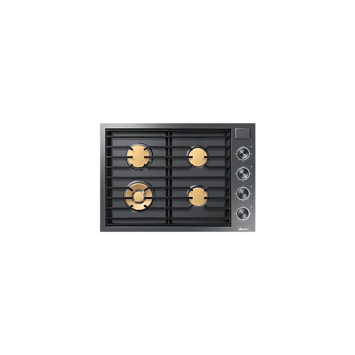 Cooktop Dacor DTG30M954FM Gas 4 elements presented by Corbeil