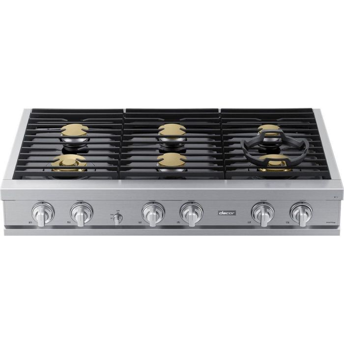 Cooktop Dacor DTT48T960GS/DA Gas 6 elements presented by Corbeil