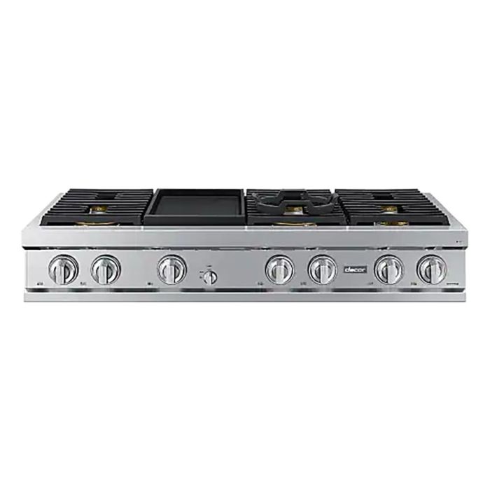 Cooktop Dacor DTT48T963GM/DA Gas 6 elements presented by Corbeil