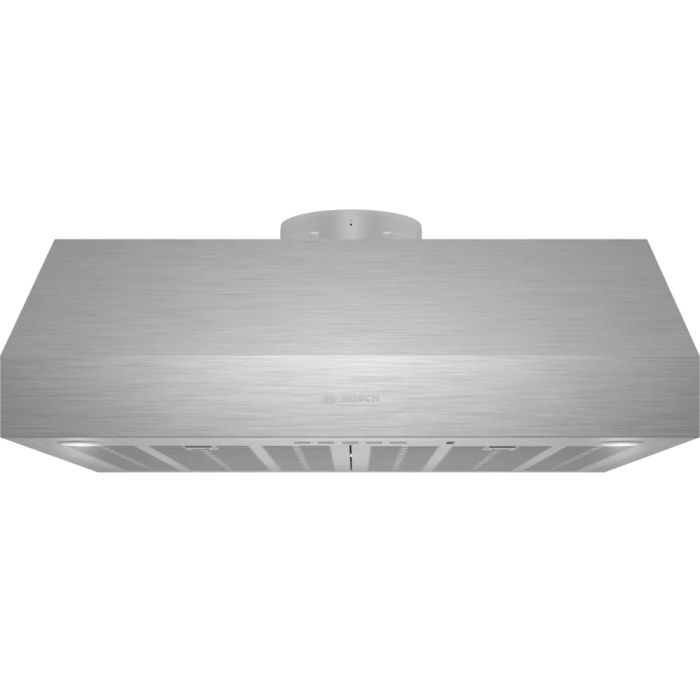 Hotte Sous armoires 30 Po. 600 Pieds cubes par minute Bosch DUH80553UC Inox Installation Montage mural  600 pieds cubes par minute