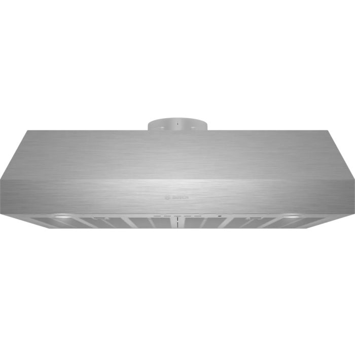Hotte Sous armoires 36 Po. 600 Pieds cubes par minute Bosch DUH86553UC Inox Installation Montage mural  600 pieds cubes par minute