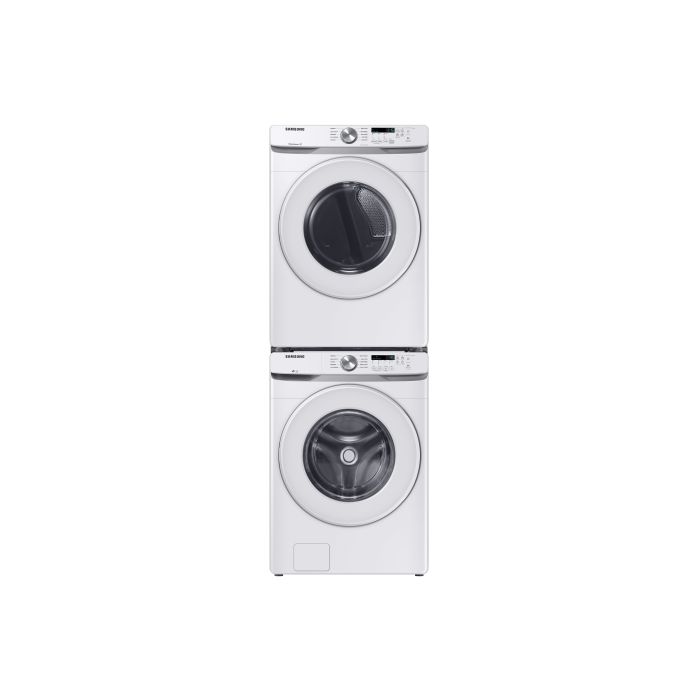 Sécheuse Samsung DVE45T6005W 7.5 pi. cu.   Capacité  7.5 pieds cubes  Cycles 10   Superposable   Système de séchage Ventilé