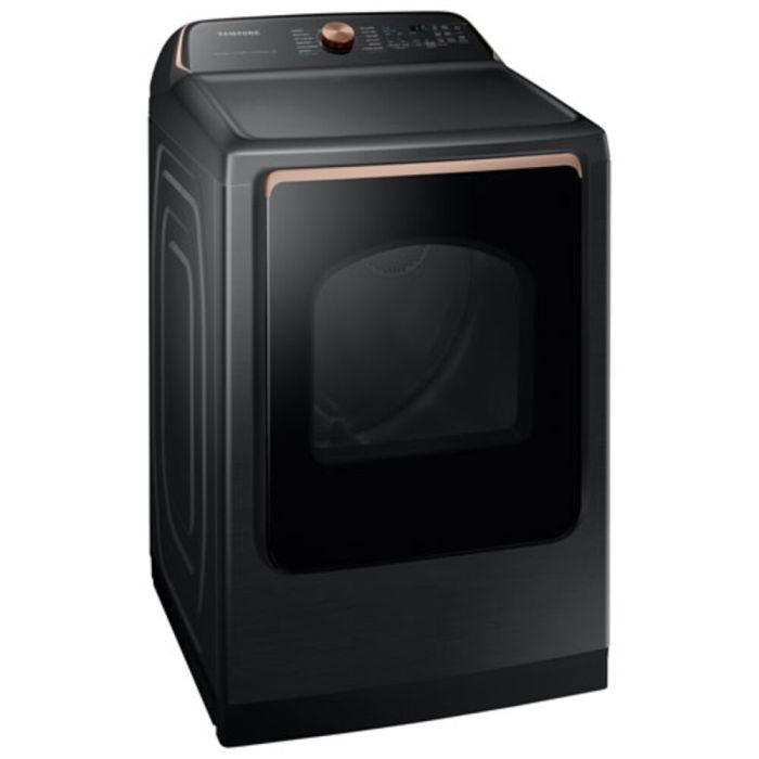 Dryer Samsung DVE54CG7550VAC 7.4 cu. ft. in Black  Capacity 7.4 cubic feet Cycles 12   Freestanding  Drying system Ventilated/Steam