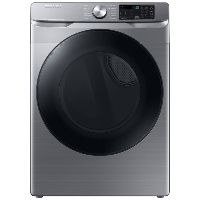 Dryer Samsung DVG45B6305P 7.5 cu. ft. in Grey  Capacity 7.5 cubic feet Cycles 12   Stackable  Drying system Ventilated/Steam