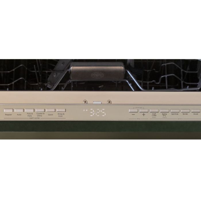 23.57 In. 42 dB Dishwasher Bertazzoni DW24S3IPV width 24 inches  42 Decibels  6 cycles  Built-in