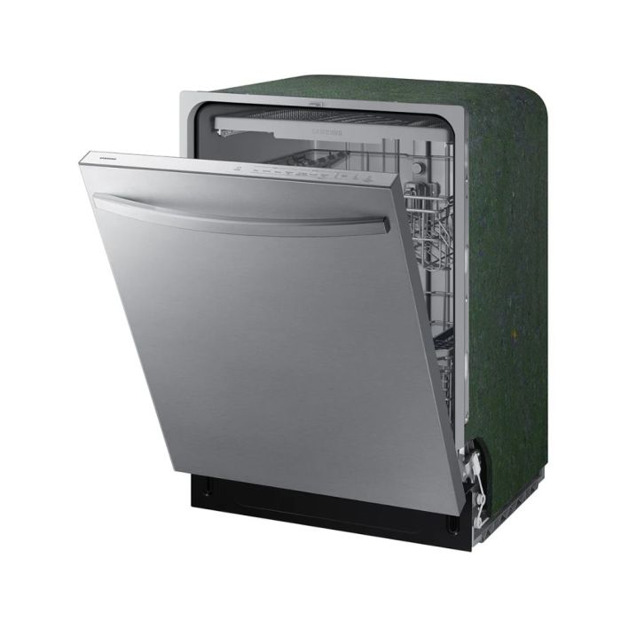 23.75 In. 51 dB Dishwasher Samsung DW80CG4051SRAA width 24 inches  51 Decibels  4 cycles  Built-in