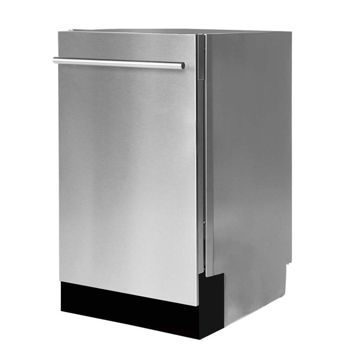17.62 In. 48 dB Dishwasher Blomberg DWS51502SS width 18 inches  48 Decibels  Built-in