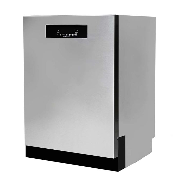 23.56 In. 48 dB Dishwasher Blomberg DWT52600SSIH width 24 inches  48 Decibels  6 cycles  Built-in