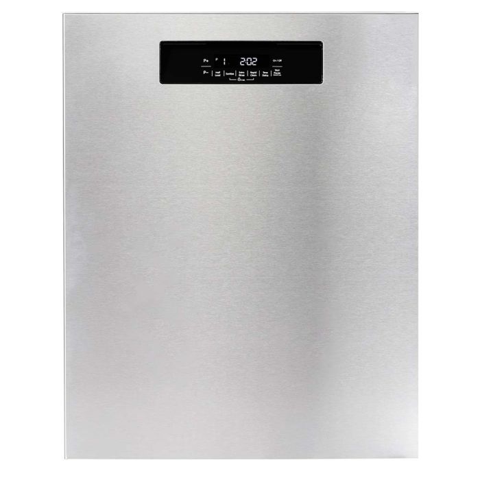 23.56 In. 48 dB Dishwasher Blomberg DWT52600SSIH width 24 inches  48 Decibels  6 cycles  Built-in