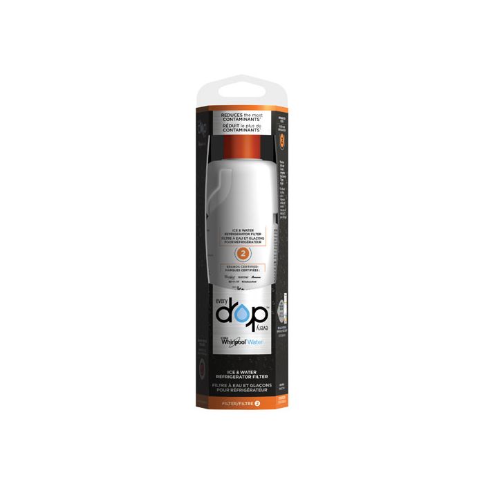 Whirlpool Filtres à eau EDR2RXD1B Orange en Blanc présenté par Corbeil Electroménager
