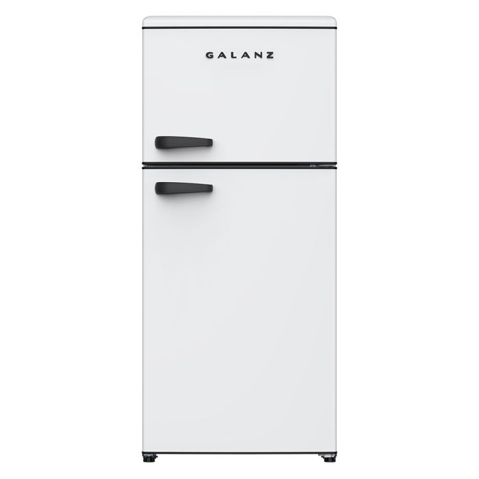 Refrigérateur Galanz EGLR18TMWMER16 Blanc Congélateur en haut largeur 30 pouces Capacité 18 pieds cubes