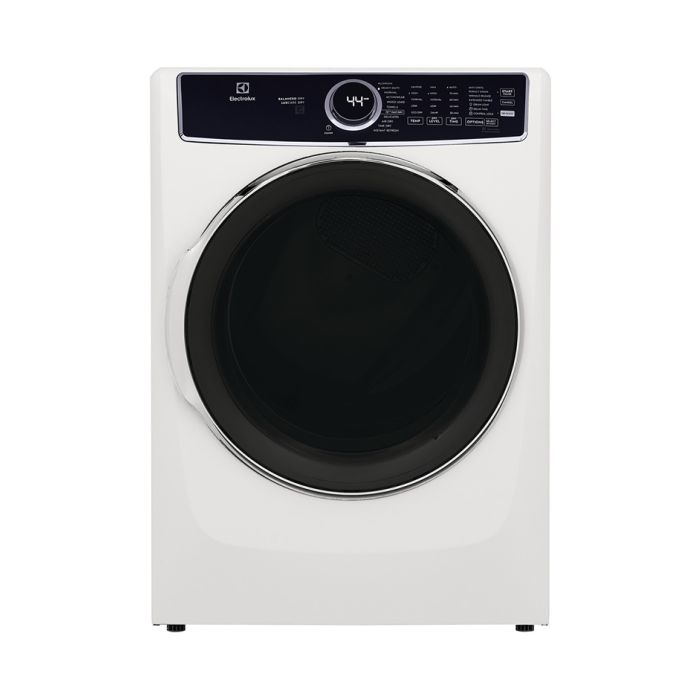 Dryer Electrolux ELFE763CAW 8 cu. ft. in White  Capacity 8 cubic feet Cycles 11   Freestanding  Drying system Ventilated/Steam