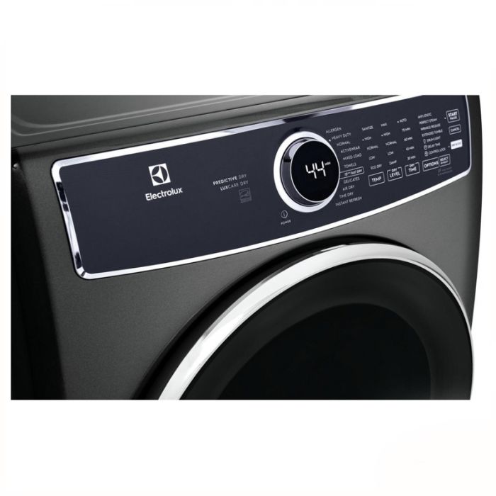Sécheuse Electrolux ELFG7637AT 8 pi. cu.   Capacité  8 pieds cubes  Cycles 11   Autoportant   Système de séchage Ventilé