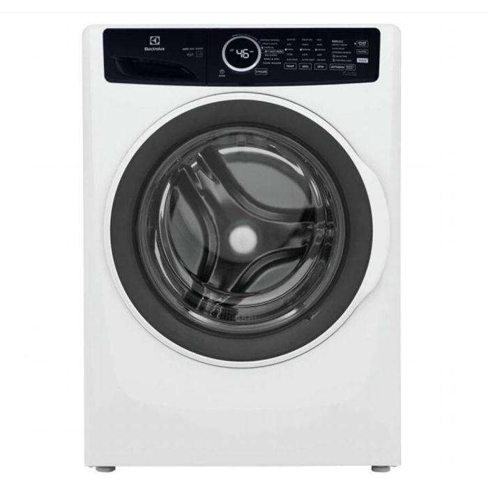 Laveuse Electrolux Chargement frontal ELFW7437AW 5.2 pi. cu.   Capacité 5.2 pieds cubes  7 cycles   Superposable   cuve Acier Inoxydable