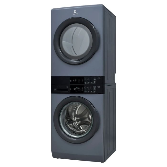 Centre de lavage en denim 27 po Electrolux ELTE730CAD Capacité 5.1 pieds cubes  cycle nettoyage 7    système séchage Ventilé  largeur 27 pouces