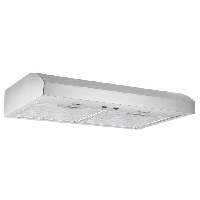 30 In. Under Cabinet Hood  350 Cubic feet per minute Ellipse EVUC303S Stainless  Over the Range  350 cubic feet per minute